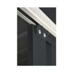 KOVINSKA VRTNA HIŠKA GLOBEL DREAM 108 ANTRACIT Š296 X G238 X V203 CM - slika 3
